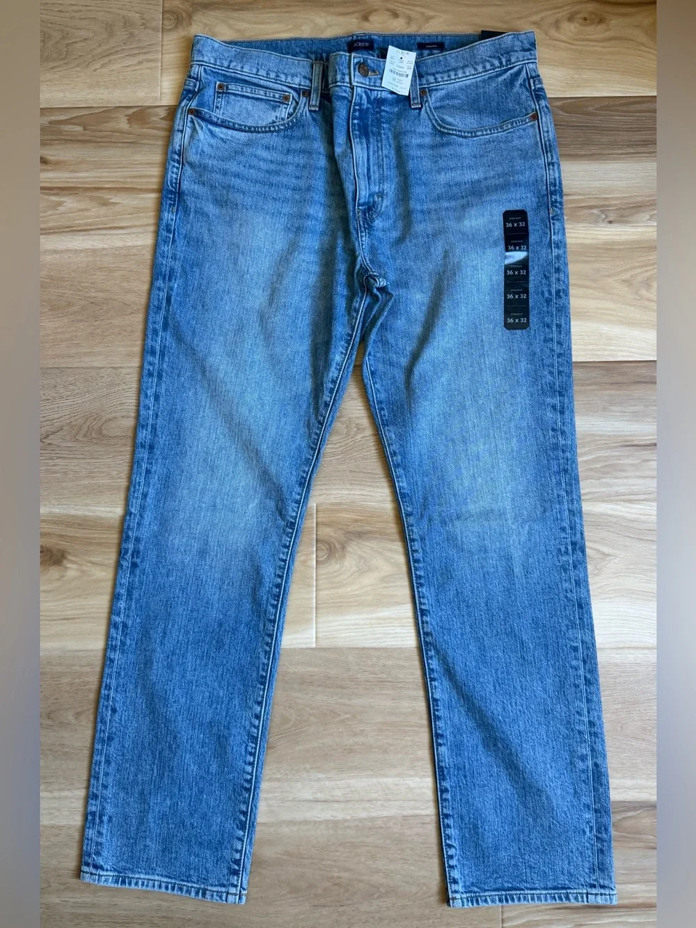 J. Crew Men’s Straight-fit Jean in Vintage Stretch  - CT931 - 36x32 - NWT